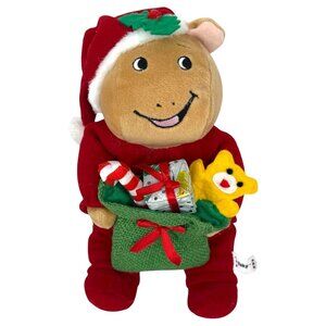 Vintage 2000 Arthur Baby Kate Christmas Plush Marc Brown Doll 14" Stuffed Animal